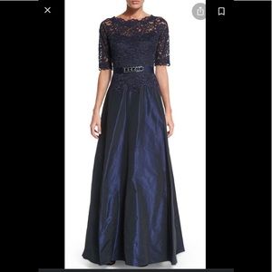 NWT Teri John - Rickie Freeman Navy Dress - 16